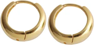 1 Pair Circle Hoop Earrings for Women Minimalist Vintage Statement Earrings Fashion Accessory for Parties