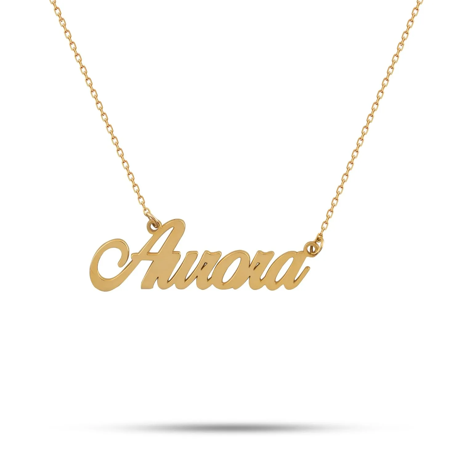 14k Gold Personalized Name Necklace Custom Name Necklace 925 Sterling Silver Name Necklace Dainty Unique Name Necklace Initial Necklace Gift for Women Girls