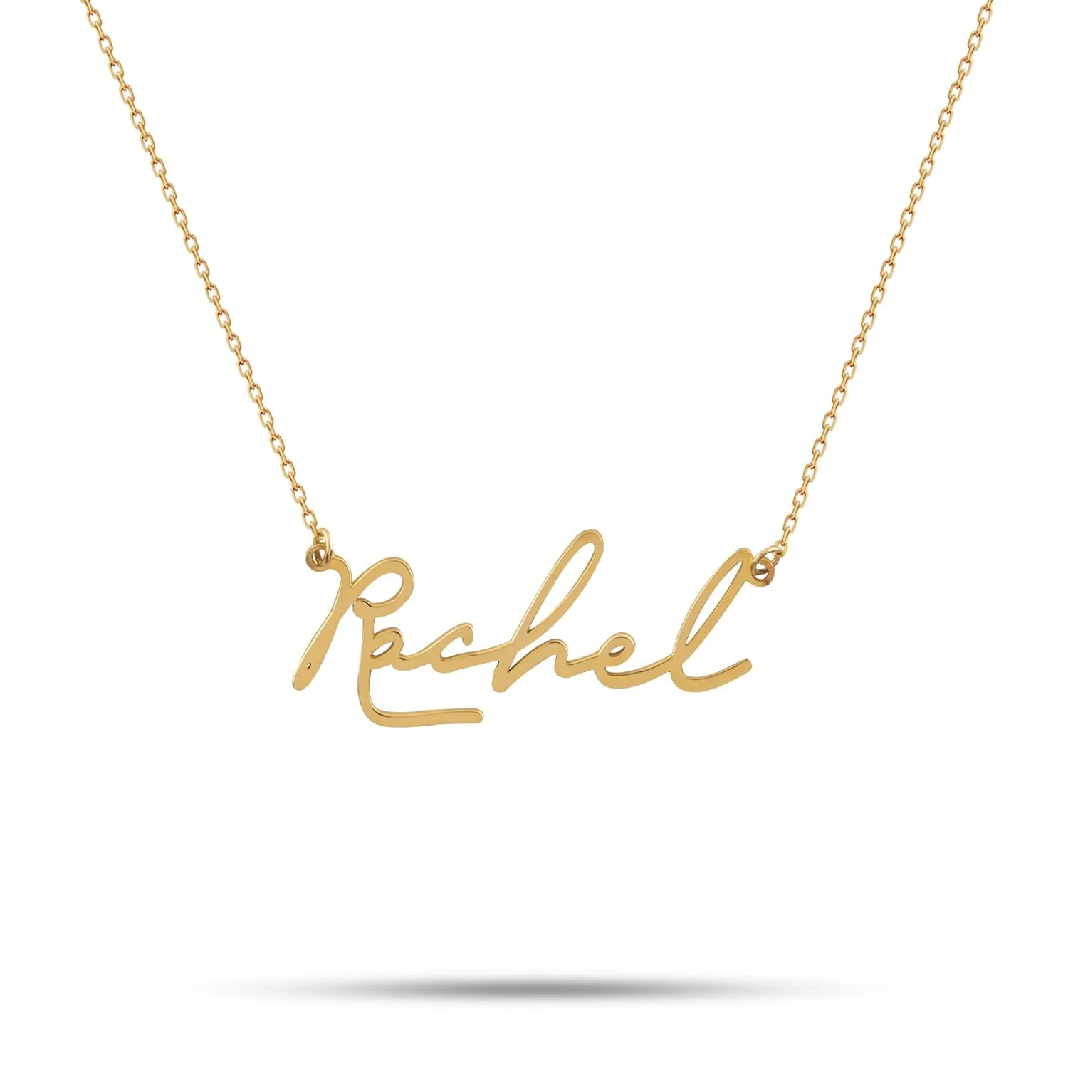 14k Gold Personalized Name Necklace Custom Name Necklace 925 Sterling Silver Name Necklace Initial Necklace Gift for Women Girls Nameplate Customized Jewelry Pendant Gift for Women