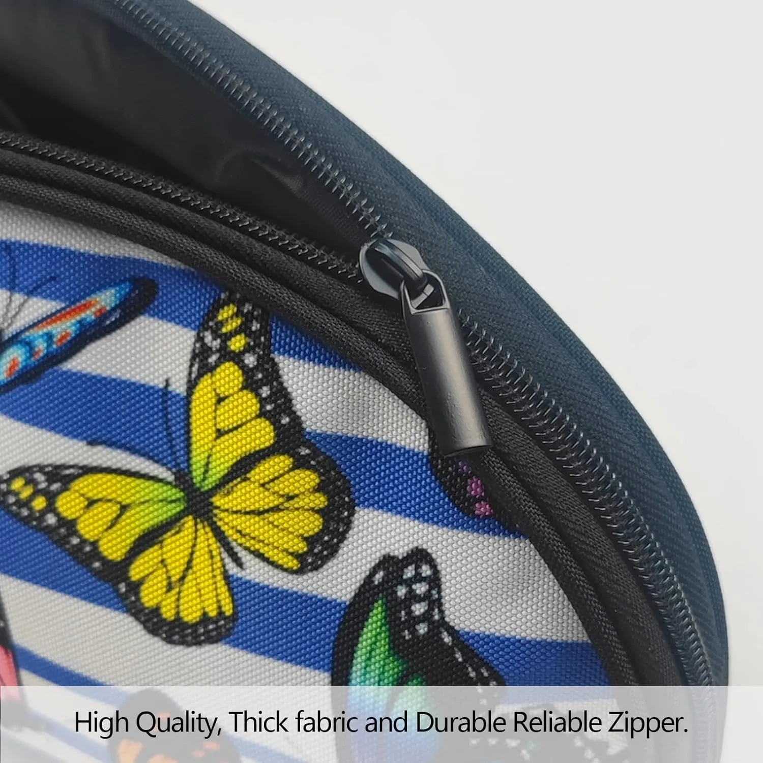 2 PCS Waterproof Travel Makeup Bag Portable Cosmetic Pouch Organizer for Women Butterfly