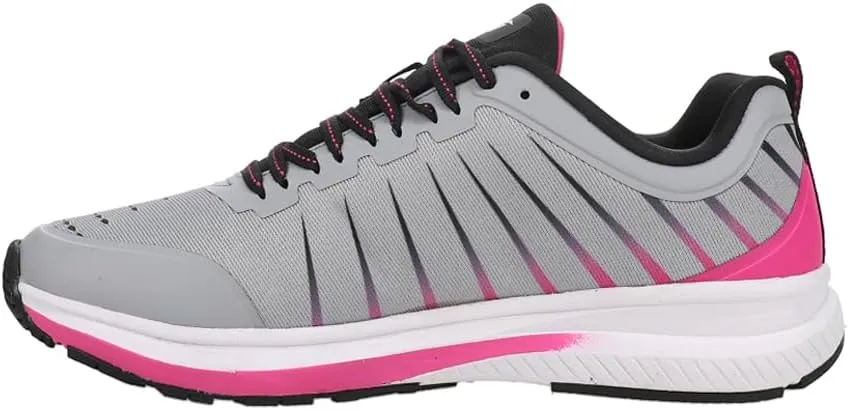 Avia Womens Avi-Maze 2.0 Lace Up Sneakers Shoes Casual - Grey, Pink