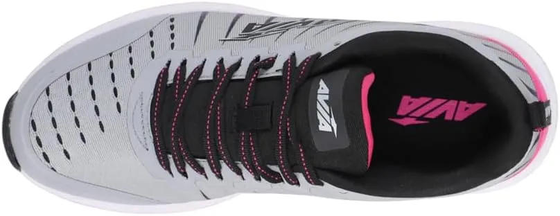 Avia Womens Avi-Maze 2.0 Lace Up Sneakers Shoes Casual - Grey, Pink