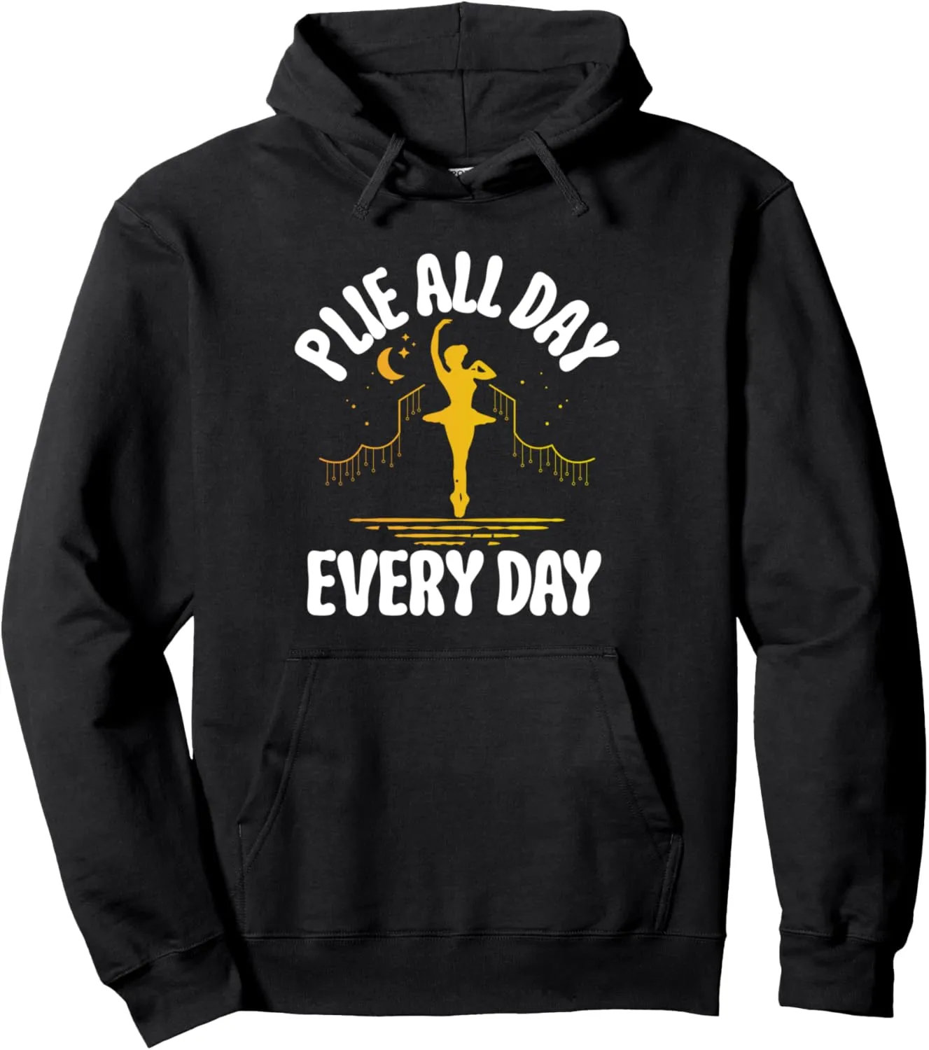Ballet Ballerina Dancing Pointe Shoes Pirouette Women Kids Pullover Hoodie