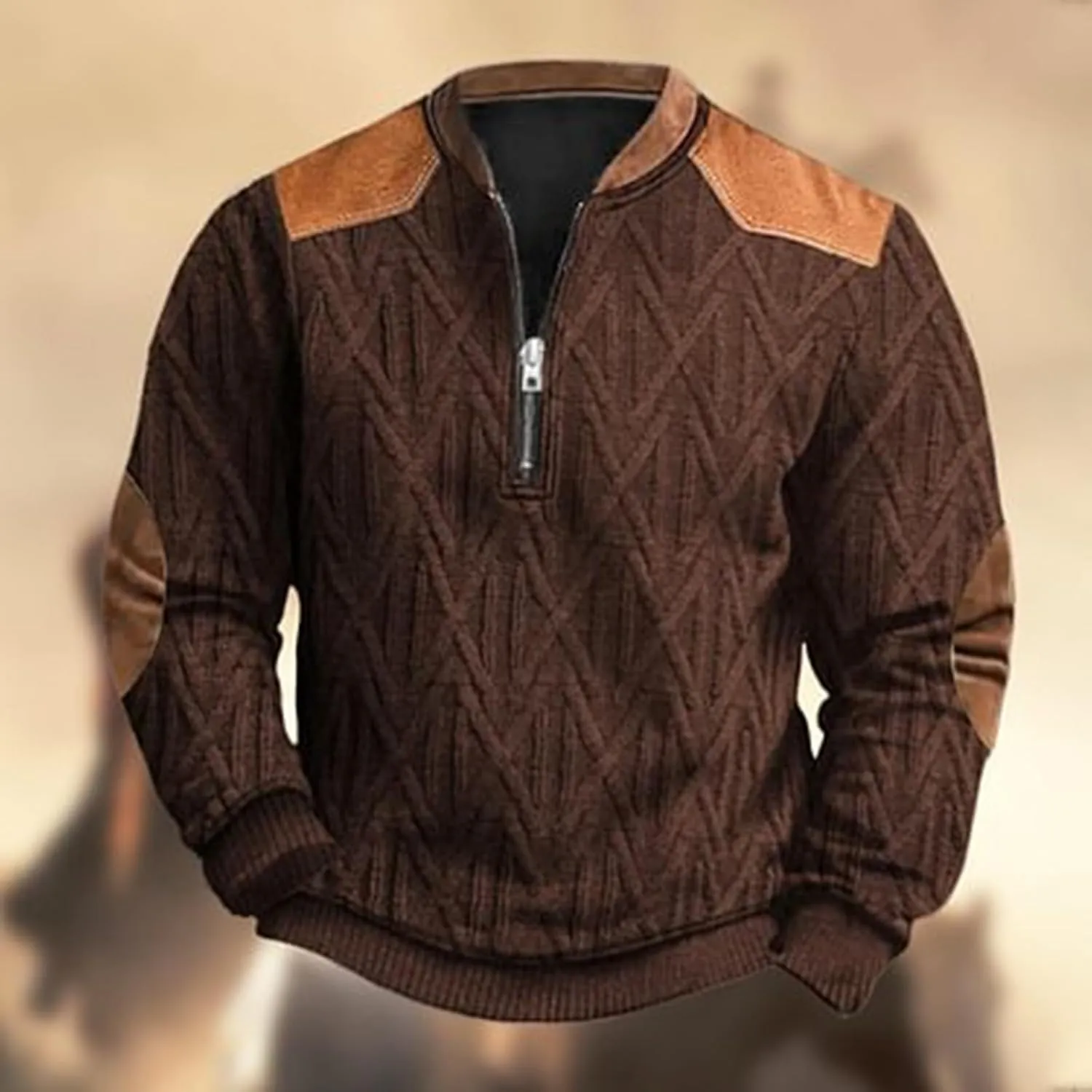 Black Hoodie Men Loose 3D Printed Zipper Long Sleeved Hoodie Big And Tall Hoodie Men's Quarter Zip Up Pullover Slim