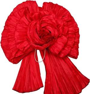 CAMDOM Japanese Kimono Pre Tied Big Flower Obi Belt Sash Yukata Robe Accessories for Kimono Halloween