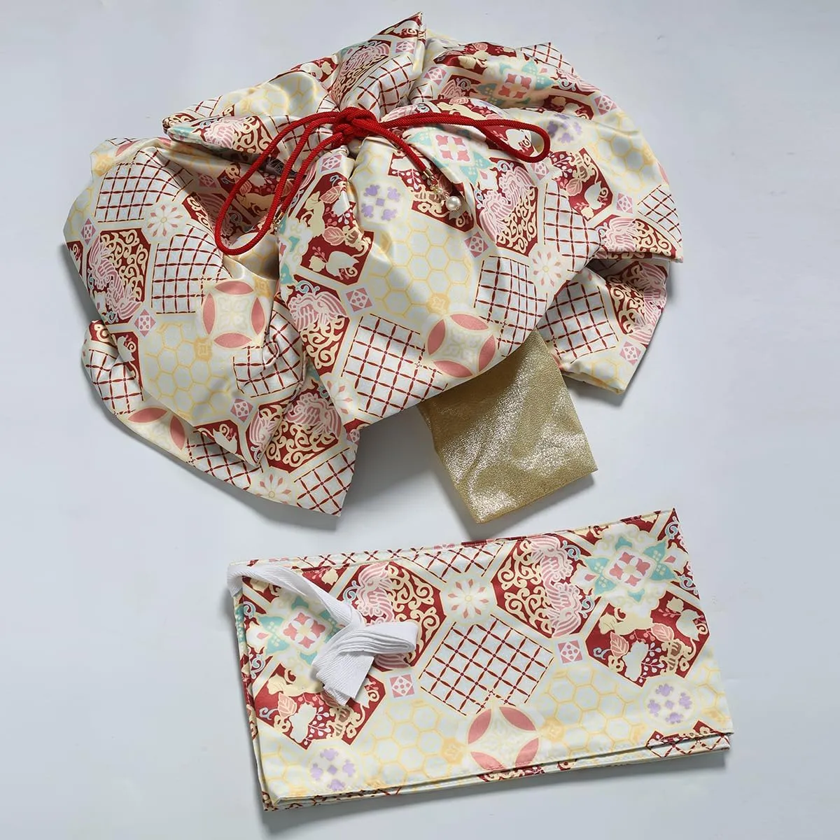 CAMDOM Japanese Kimono Pre Tied Oversized Bow Sakura Obi Belt Luxury Waistband Sash Yukata Robe Accessories