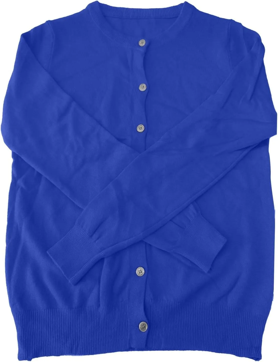 Cardigan Sweaters for Women Trendy Long Sleeve Crewneck Button Down Cashmere Sweaters Loose Lightweight Knit Sweater