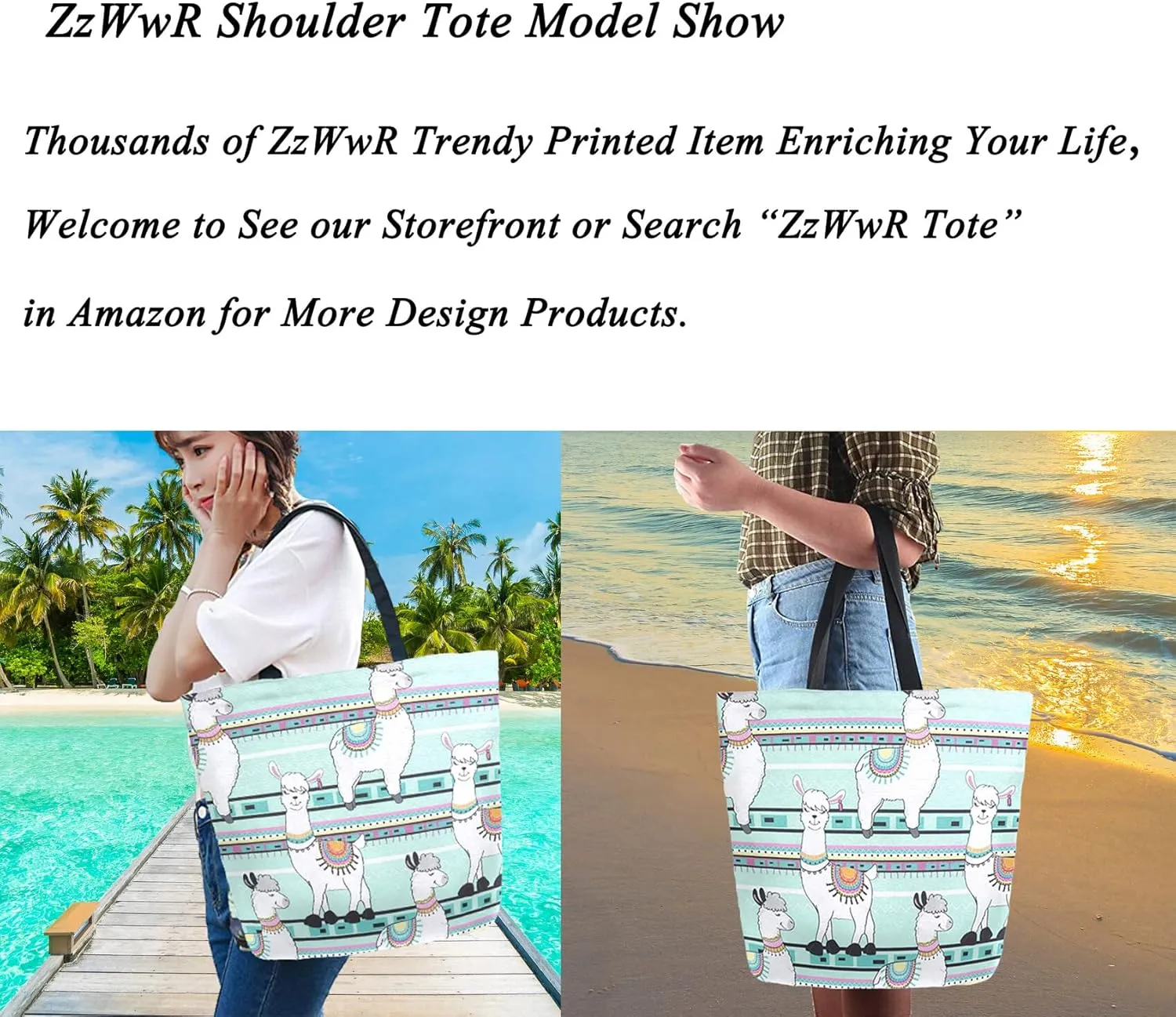 Cartoon Corgi Cute Extra Large Canvas Shoulder Tote Top Storage Handle Bag for Gym Summer Beach Weekender Travel Reusable Grocery Shopping