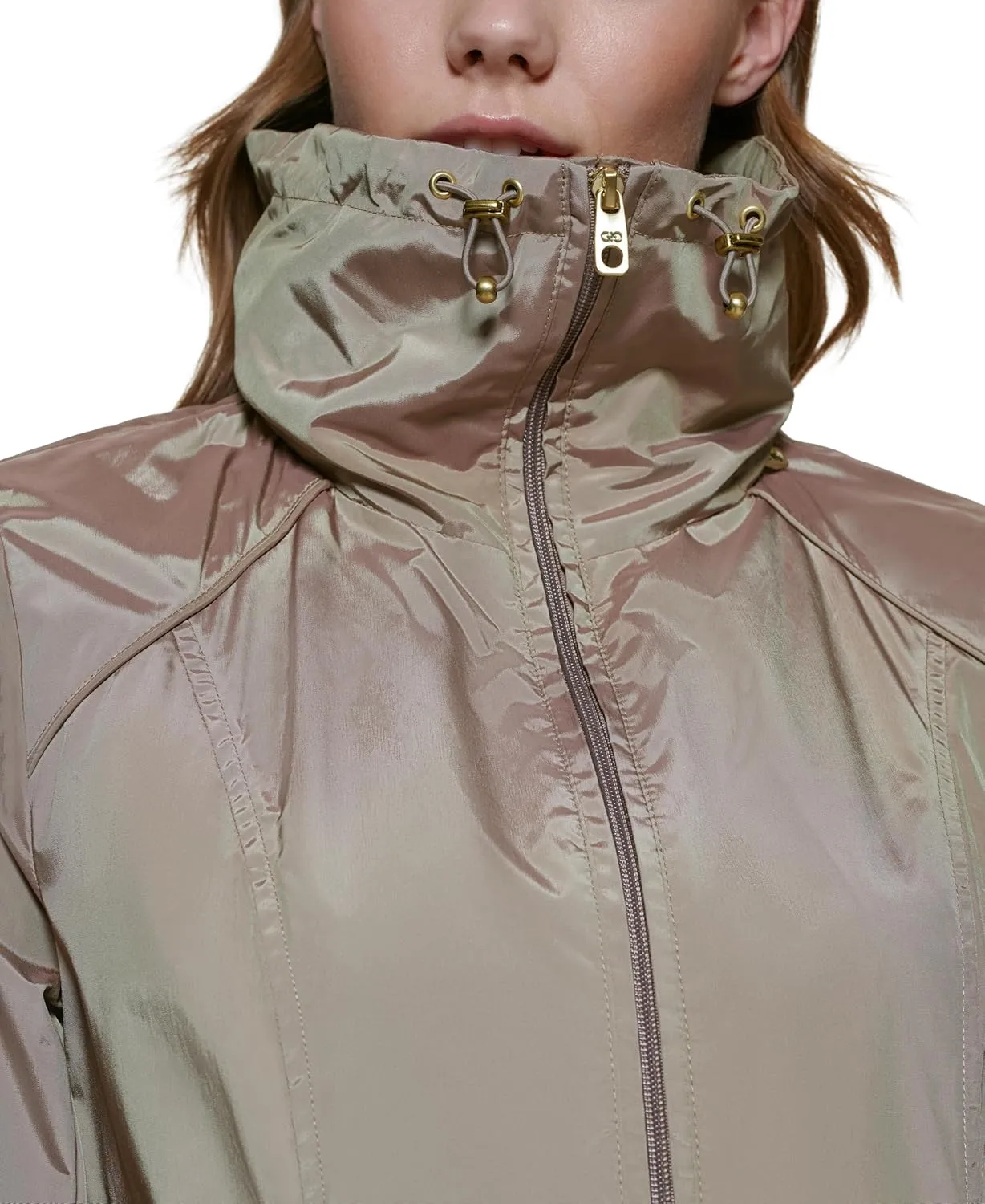 Cole Haan Women's Travel Packable Rain Jacket