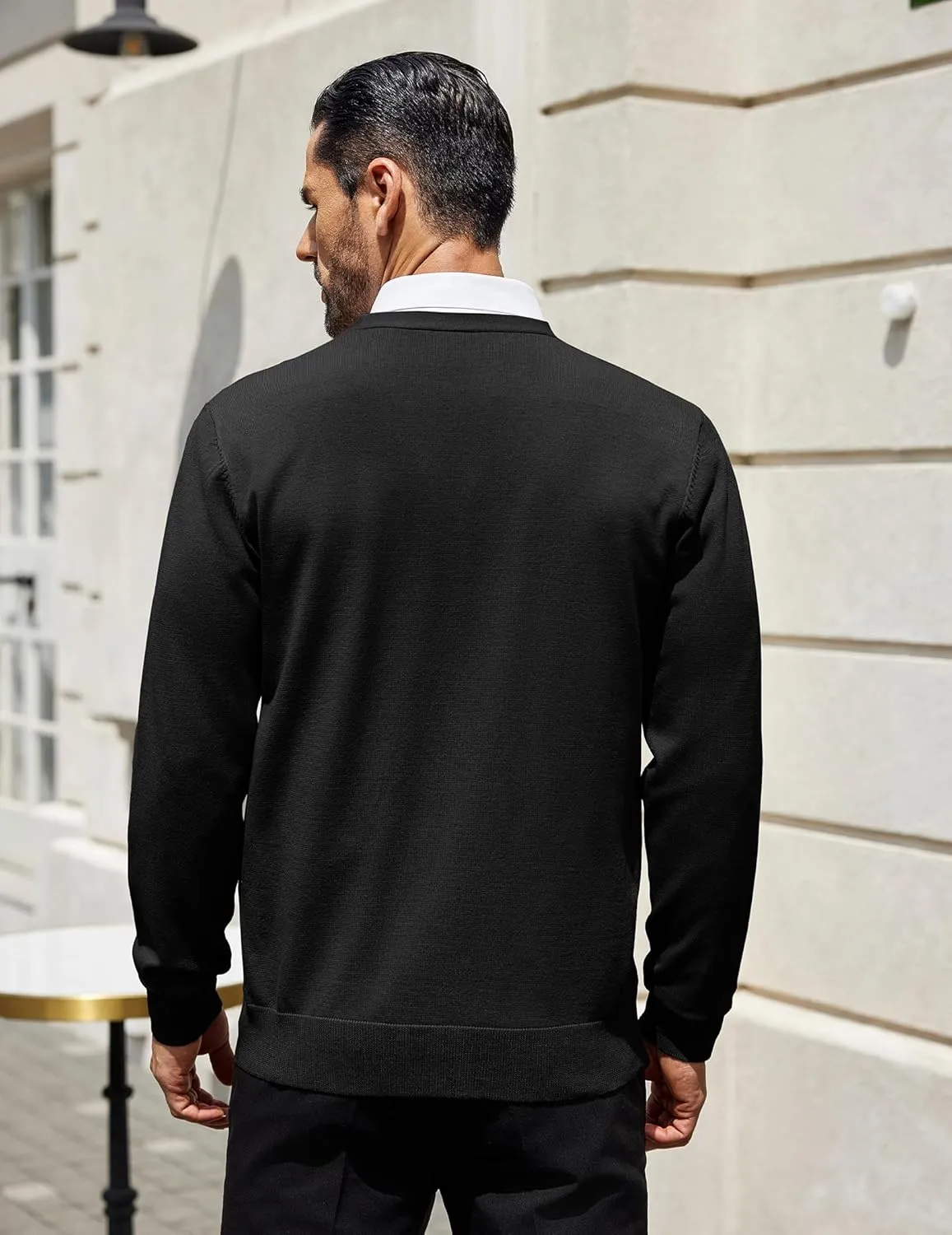 COOFANDY Mens Cardigan Sweaters Long Sleeve V Neck Cardigans Lightweight Knitted Button Down Sweaters with Pockets