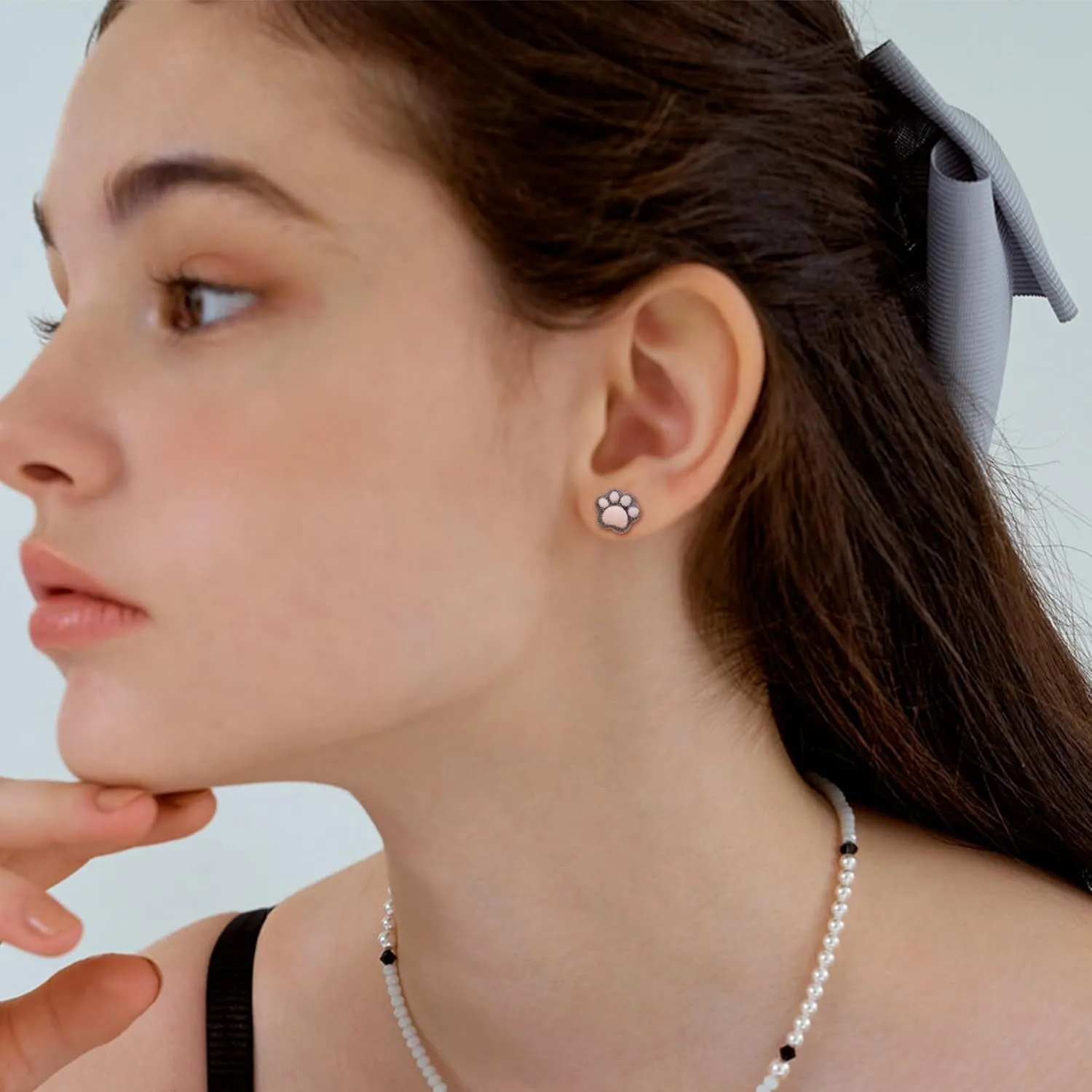Cute Plastic Earrings for Sensitive Ears Hypoallergenic Stud for Women