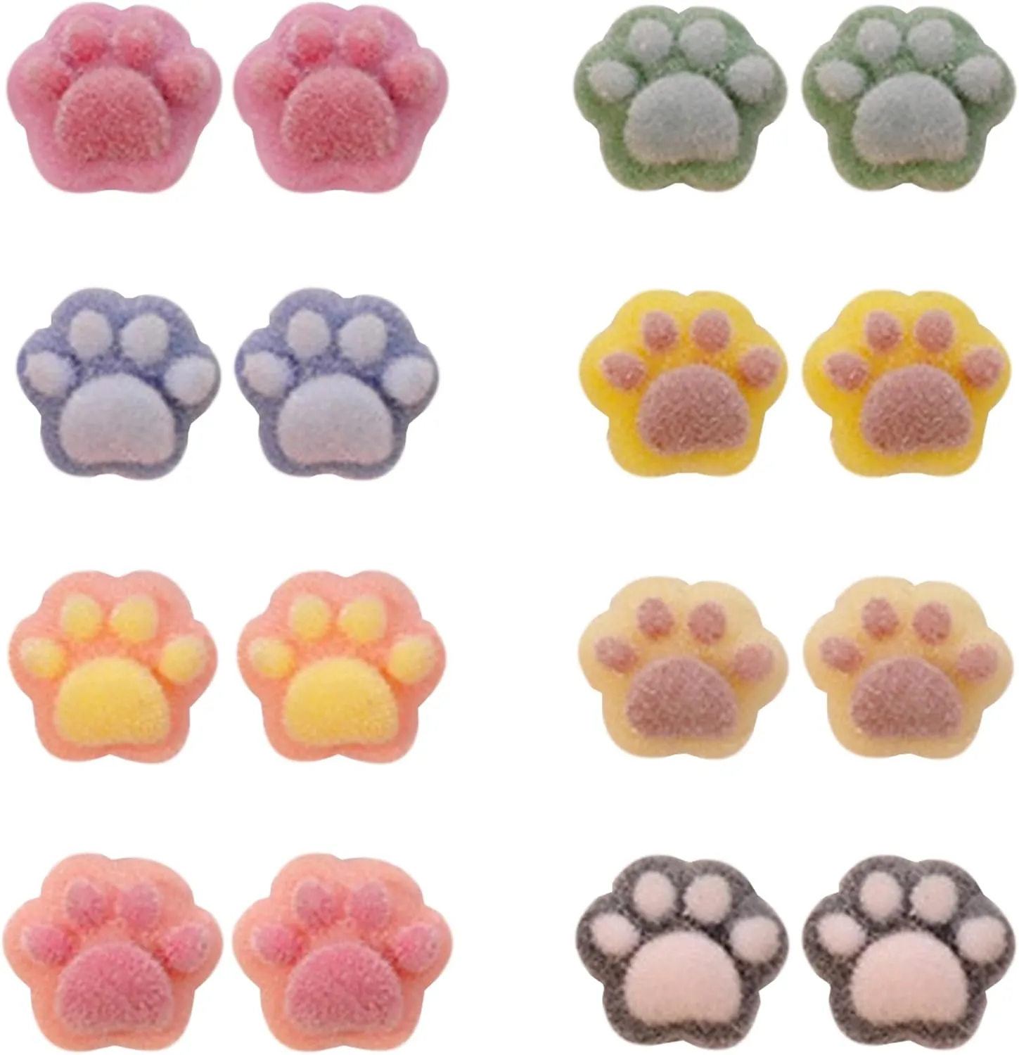 Cute Plastic Earrings for Sensitive Ears Hypoallergenic Stud for Women