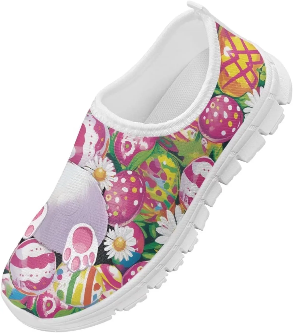 Cute Slip-On Walking Shoes for Children Soft Casual Flat Non-Slip Shoes Low-Top Outdoor Sneakers Boys Girls US Size 11-15