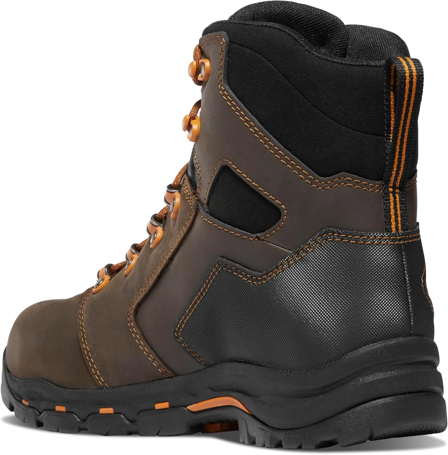 Danner Vicious 6 Composite Toe Work Boots for Men - Waterproof Leather with Breathable Gore-Tex Lining, Speed Lace System & Non Slip Heeled Outsole