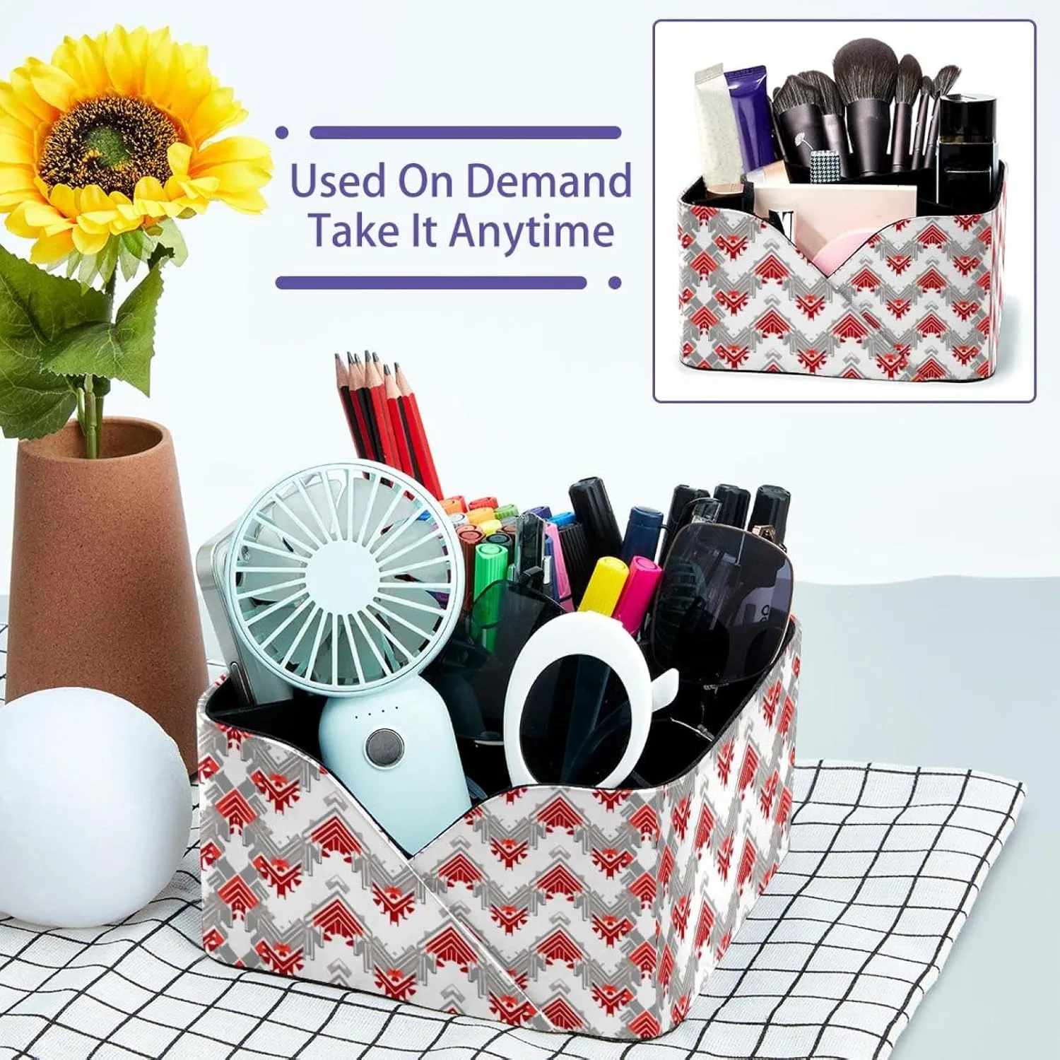 Desk Organizers and Accessories,Storage Box,Desk Organization,1-Pc,Bowling Ball Sport Graphic
