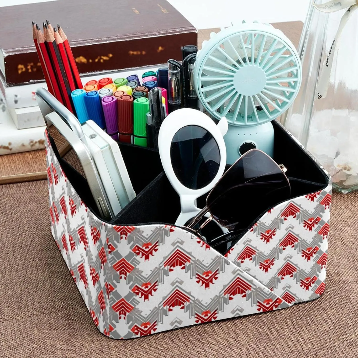 Desk Organizers and Accessories,Storage Box,Desk Organization,1-Pc,Bowling Ball Sport Graphic