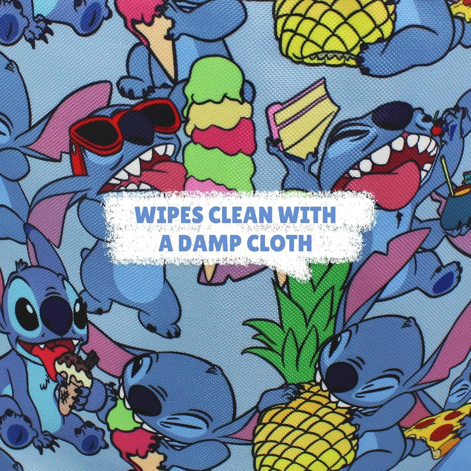 Disney Stitch Chomp Chomp Bucket Tote Bag