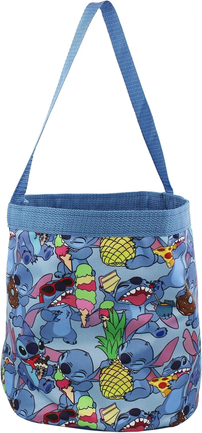 Disney Stitch Chomp Chomp Bucket Tote Bag