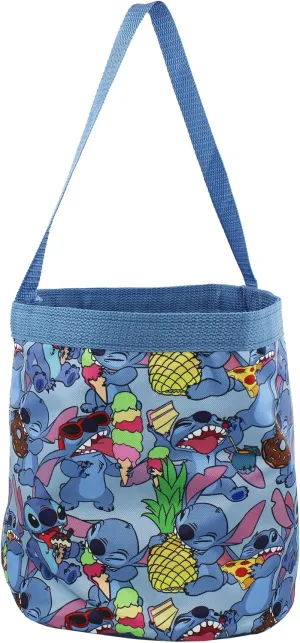 Disney Stitch Chomp Chomp Bucket Tote Bag
