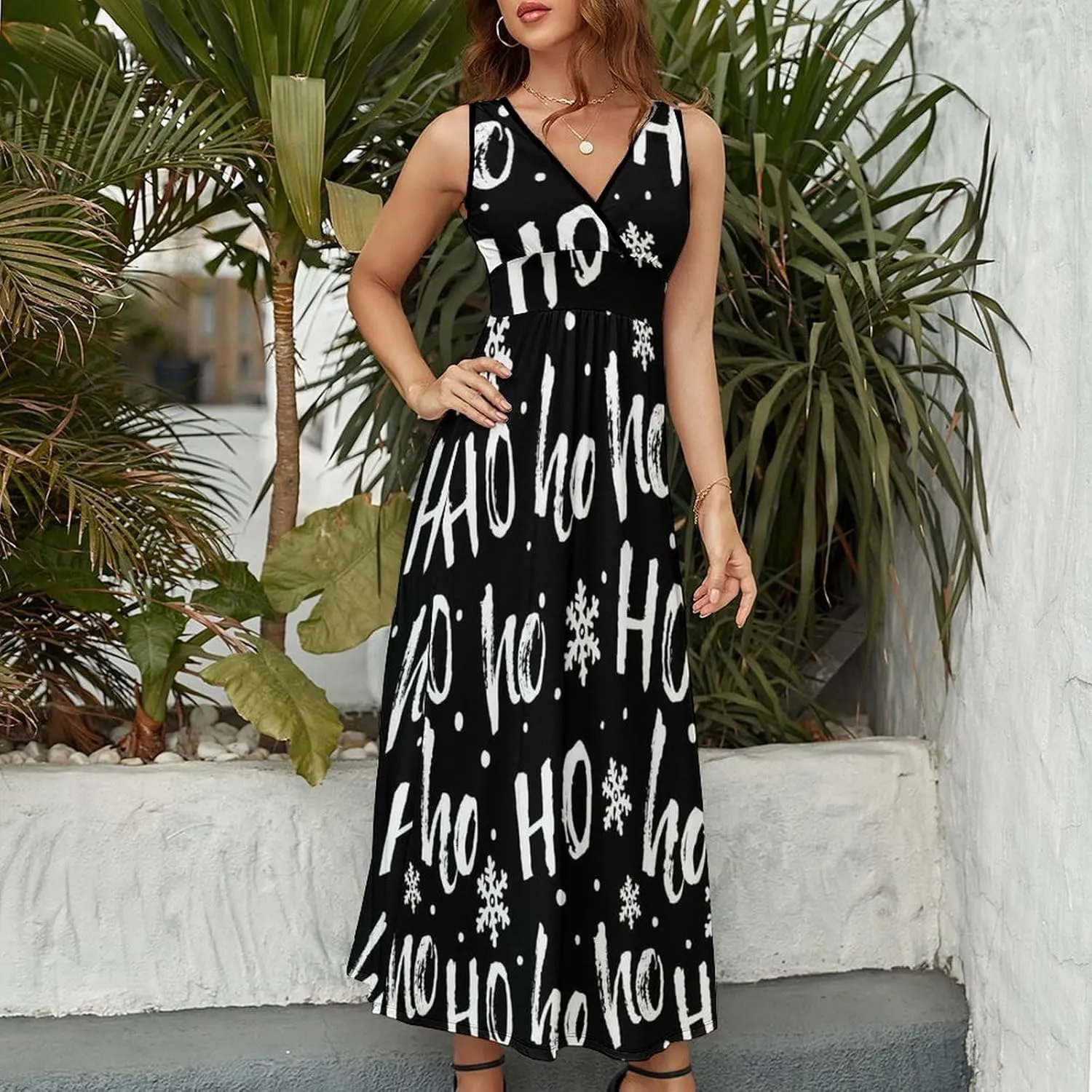 Donnapink Women Casual Sleeveless Dress, Summer Sundresses Skirt with Pockets(S-2XL)