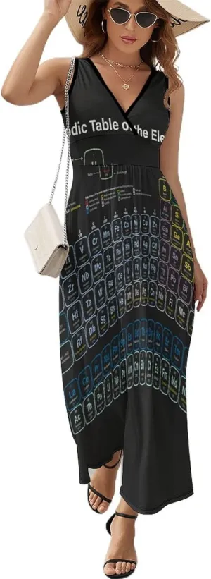 Donnapink Women Casual Sleeveless Dress, Summer Sundresses Skirt with Pockets(S-2XL)
