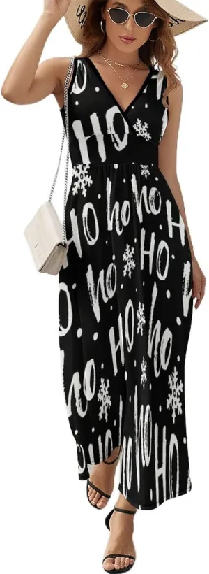Donnapink Women Casual Sleeveless Dress, Summer Sundresses Skirt with Pockets(S-2XL)