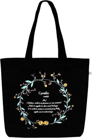 Ecoright Aesthetic Canvas Tote Bag for Women Large Zipper Tote Bags with Pocket, Womens Tote Bag for Yoga, Work, Beach