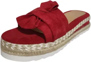 Eduavar Sandals for Women Dressy Summer, Platform Sandals Women Summer Beach Espadrille Sandals Breathable Open Toe Slippers
