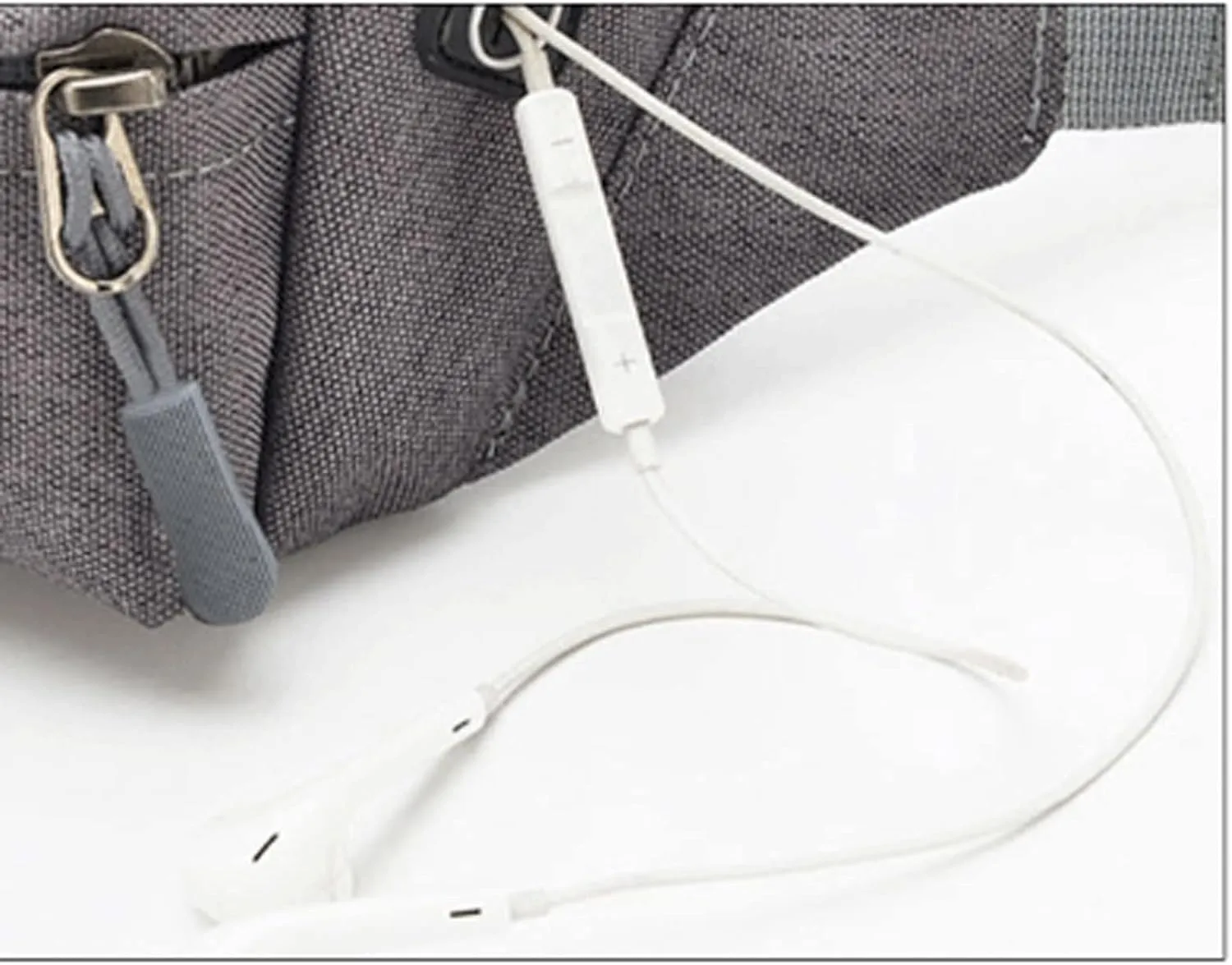 Fanny Pack Canvas Waist Bag Men's Mobile Phone Bag Sports Waist Bags Chest Bags (Purple)
