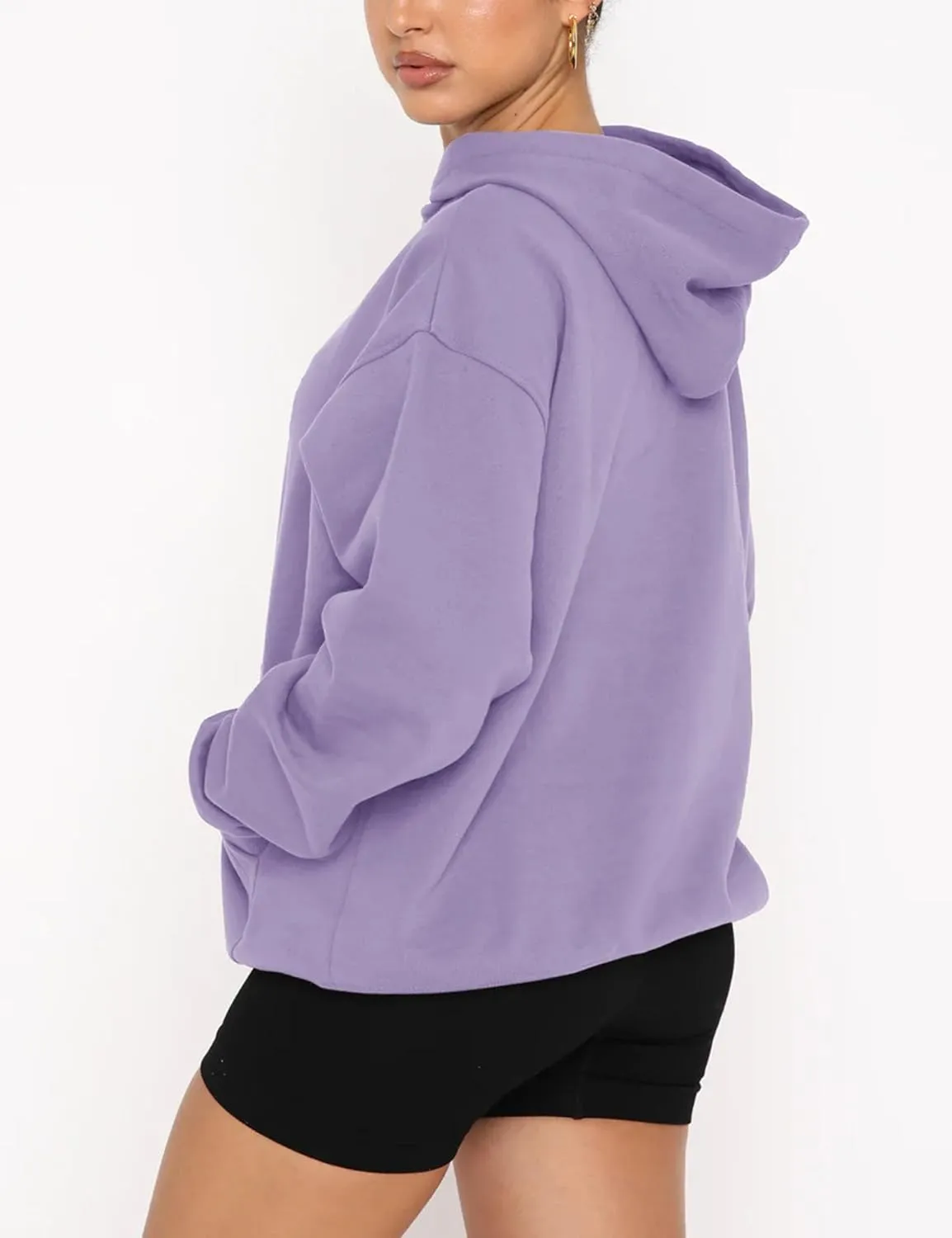 Fanway&EC Women's Casual Long Sleeve Hoodie Loose Fitted Sweatshirts Oversized Pullover Pocket Fall Tops
