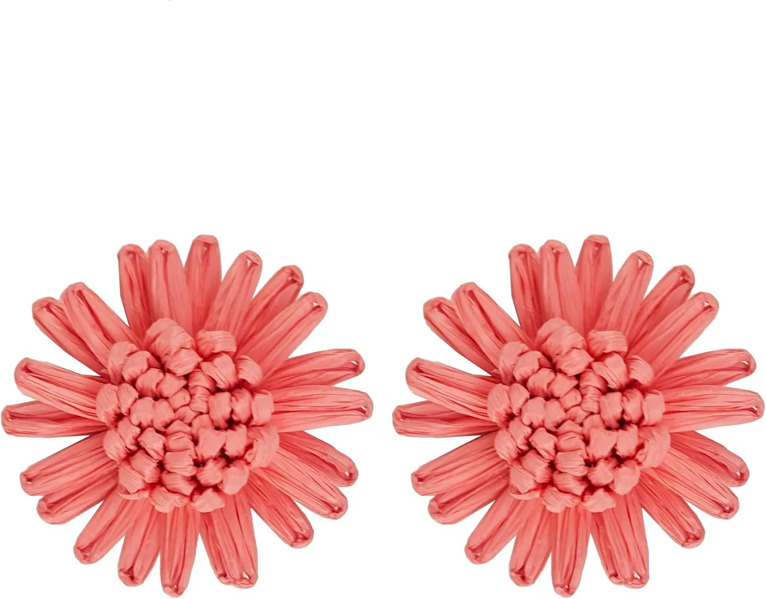 Flower Earrings for Women, Handmade Daisy Flower Stud Earrings Boho Summer Beach Jewelry for Womens Vacation Dresses