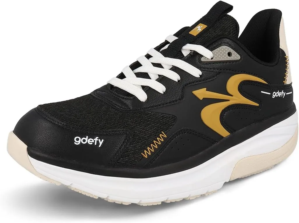 G-DEFY Energiya Womens Cross Trainer Shoe | Heel Support | VersoShock Technology for Pain Associated with Prolonged Standing or Walking | Arch Support | Diabetic Shoes | Wide Shoes | Free Orthotic
