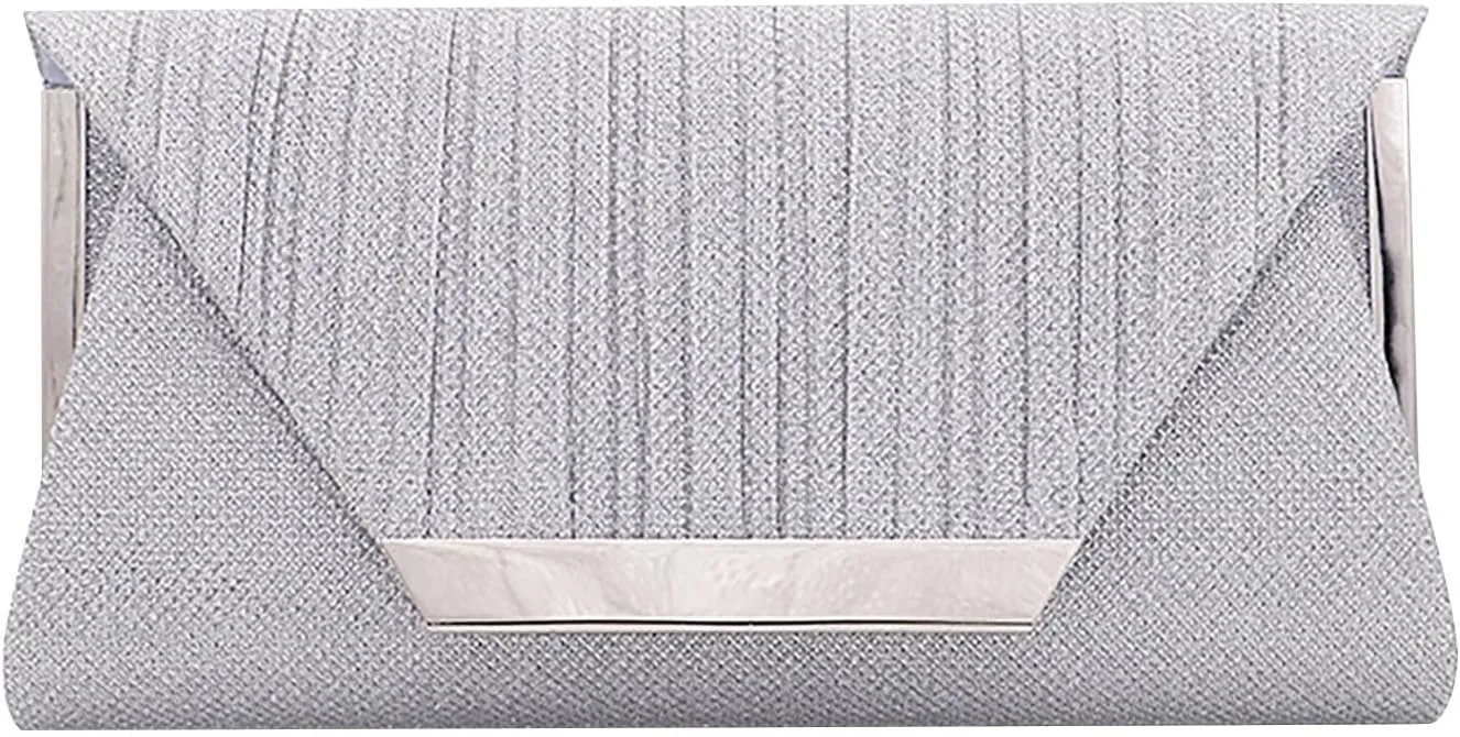 Glitter Clutch Purses Women Evening Bags Envelope Cluthes Formal Handbags Wedding Party Prom Purse Handbag Hanger