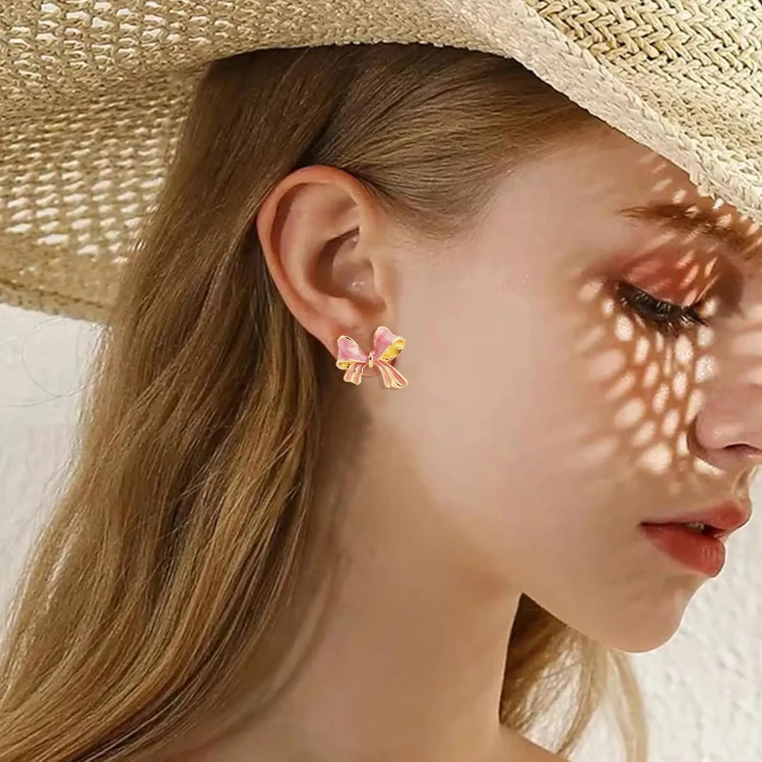 Gold Bow Earrings for Women Silver Bow Stud Earrings Ribbon Earrings Long Bow Dangle Earrings Silver Bow Jewelry Bow Earrings Gold Studs