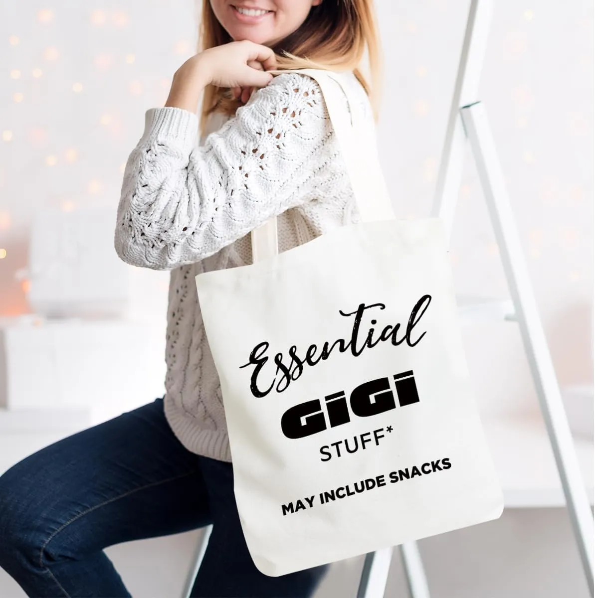 Grandma Mom Gifts Tote Bag for Nana Granny Mamaw Mum Gigi Oma Abuela Grammy Yaya Mimi Memaw Nanny Christmas