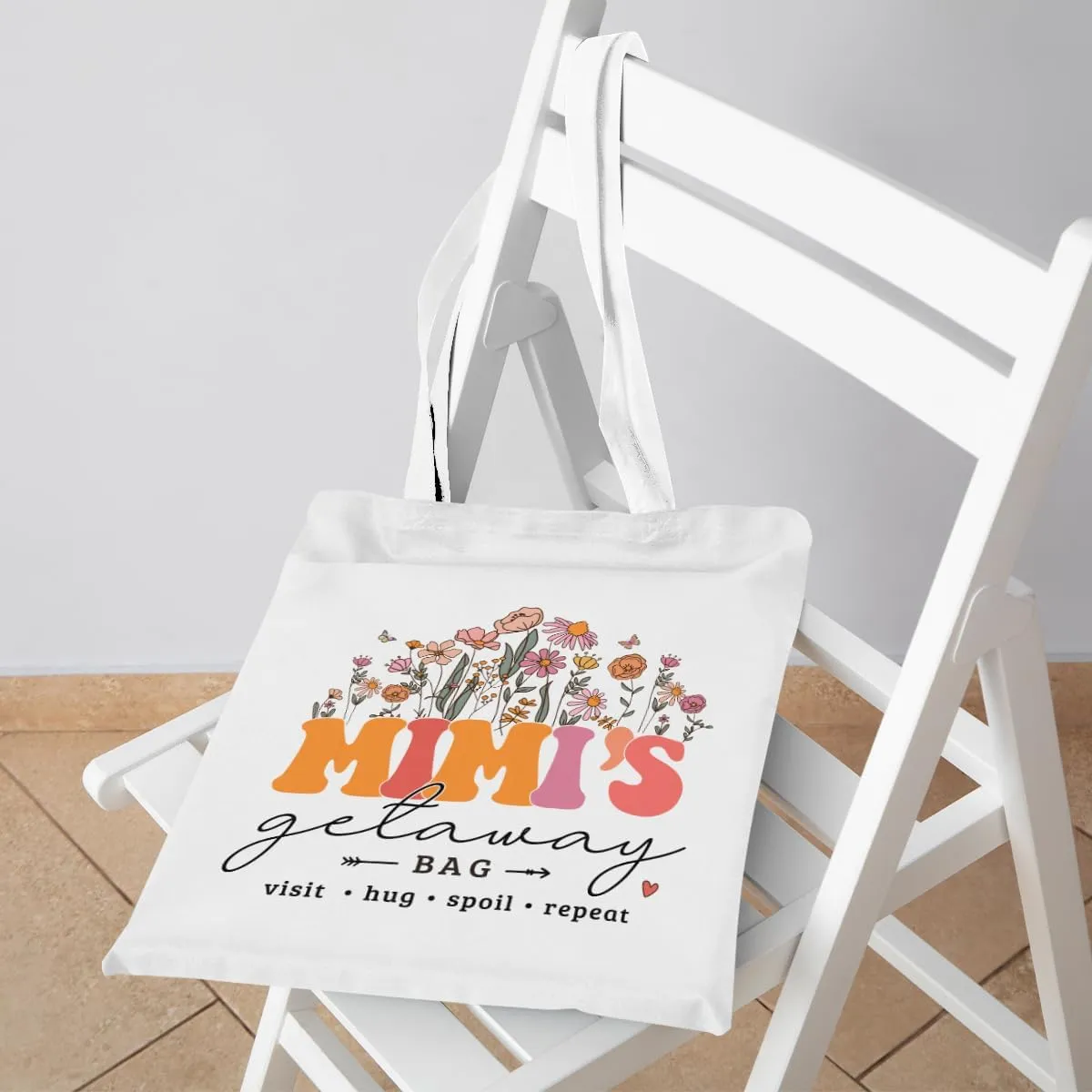 Grandma Mom Tote Bag - Birthday, Mothers Day, Retirement & Christmas Gifts for Women - Reusable Shoulder Bag