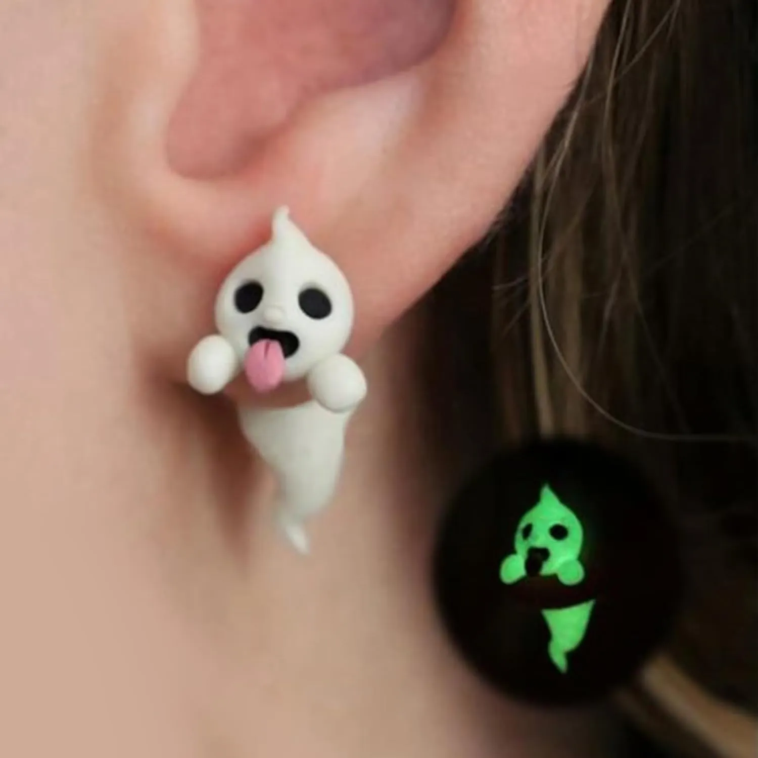 Halloween Earrings for Women Bat Cat Witch Earrings Set Spider Web Skull Pumpkin Earring Halloween Jewelry Outfit Costumes Accessories