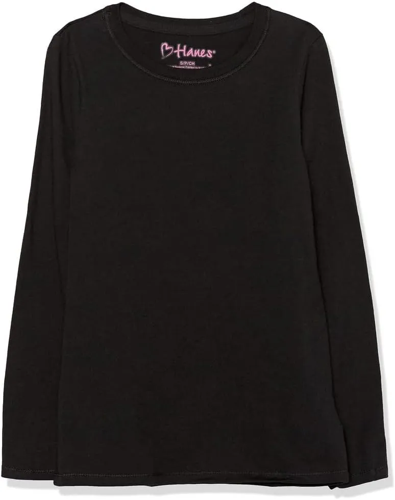 Hanes Comfortblend Girls' ComfortSoft Long Sleeve Tee