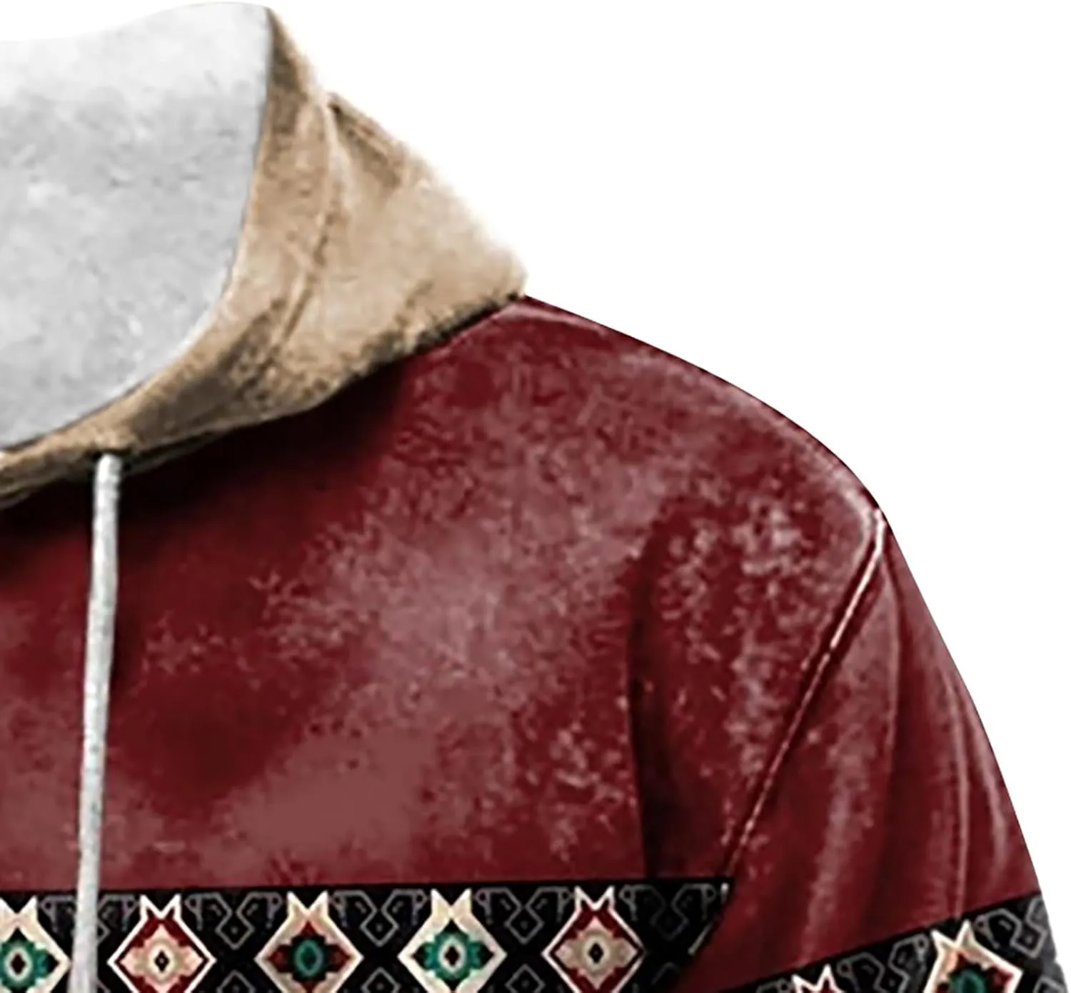 Hoodie Men And Winter Vintage Long Sleeve Hoodie Half Zipper Hooded Sweatshirt Top Workwear Multi Pocket Outdoor
