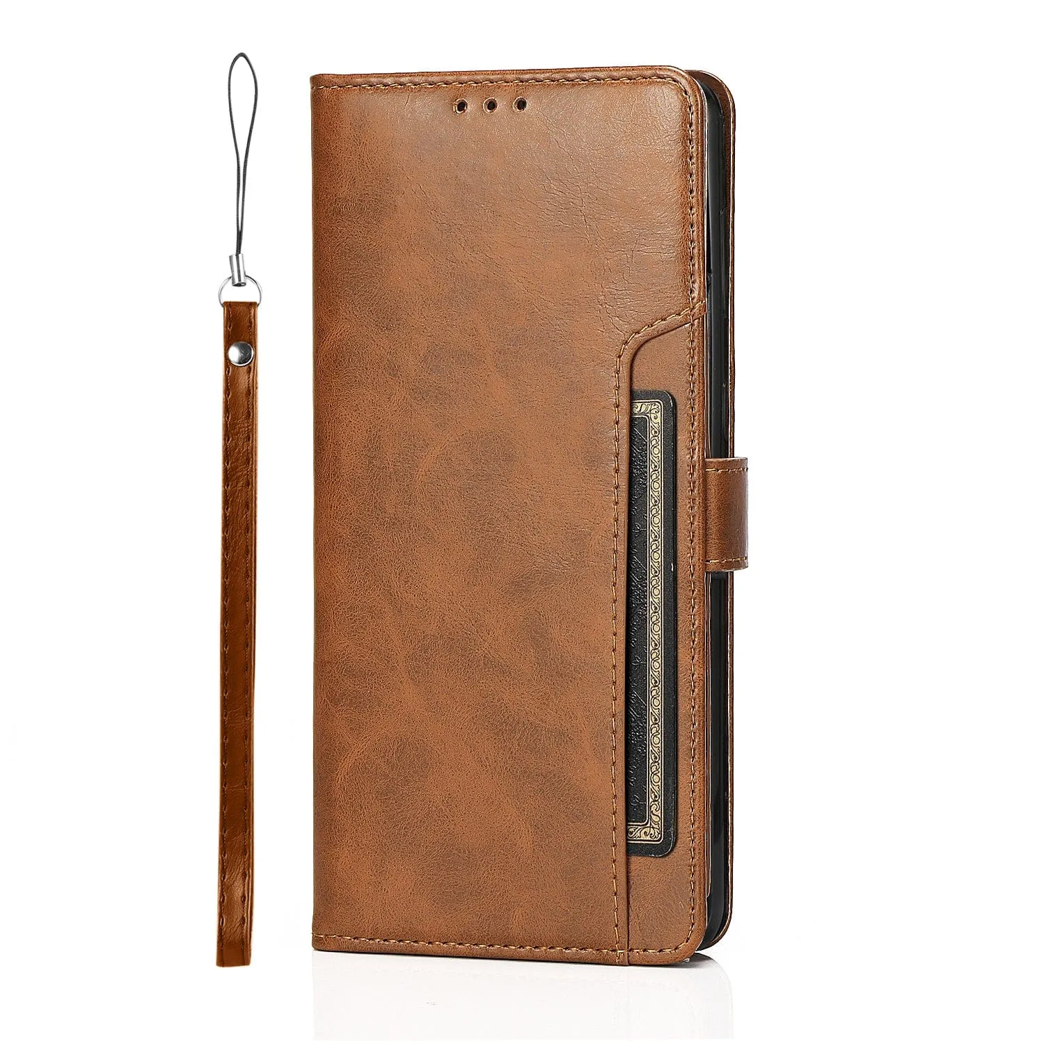 Indy Series Genuine Leather Wallet Case - Samsung Galaxy S23