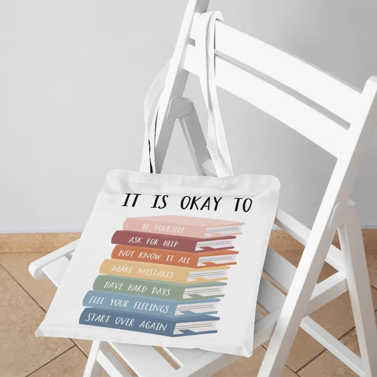 Inspirational Tote Bag for Women Positive Affirmations Self Love Beach Bag Encouragement Gifts Christmas