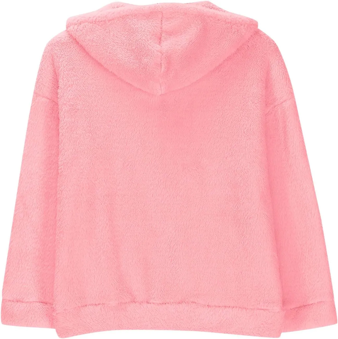 Jackets for Girls Zip Up Hooded Fleece Jacket Long Sleeve Warm Winter Coat Cute Hoodies for Teen Girls 5-13 Years