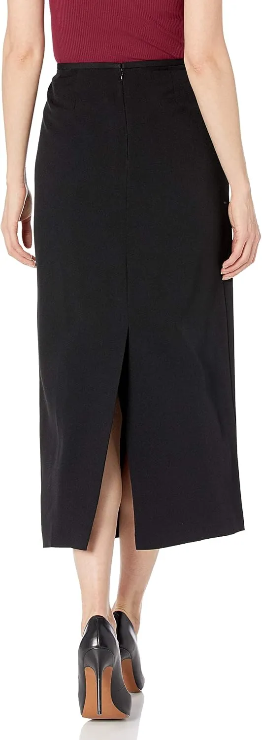 Kasper Women's Stretch Crepe Column Skirt