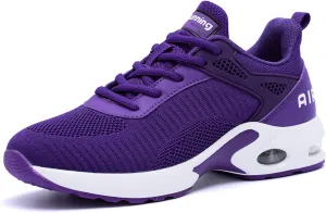 KPP Running Shoes for Women, Navy Blue and Pink, Breathable Mesh Upper