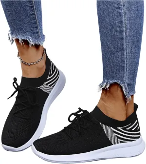 Ladmiple Gym Shoes For Women Workout Running Slip On Non Slip Walking Shoes Lightweight Tennis Fashion Athletic Sneakers
