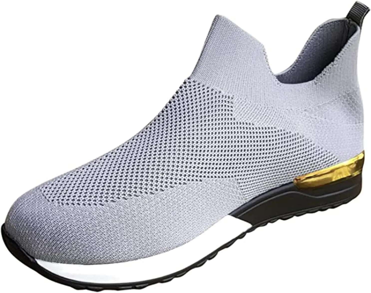 Ladmiple Gym Shoes For Women Workout Running Slip On Walking Shoes Non Slip Breathable Casual Athletic Tennis Sneakers
