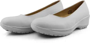 Laforst Darling Manmade Upper Nonslip Waitress Server Fashion Slip On Shoes