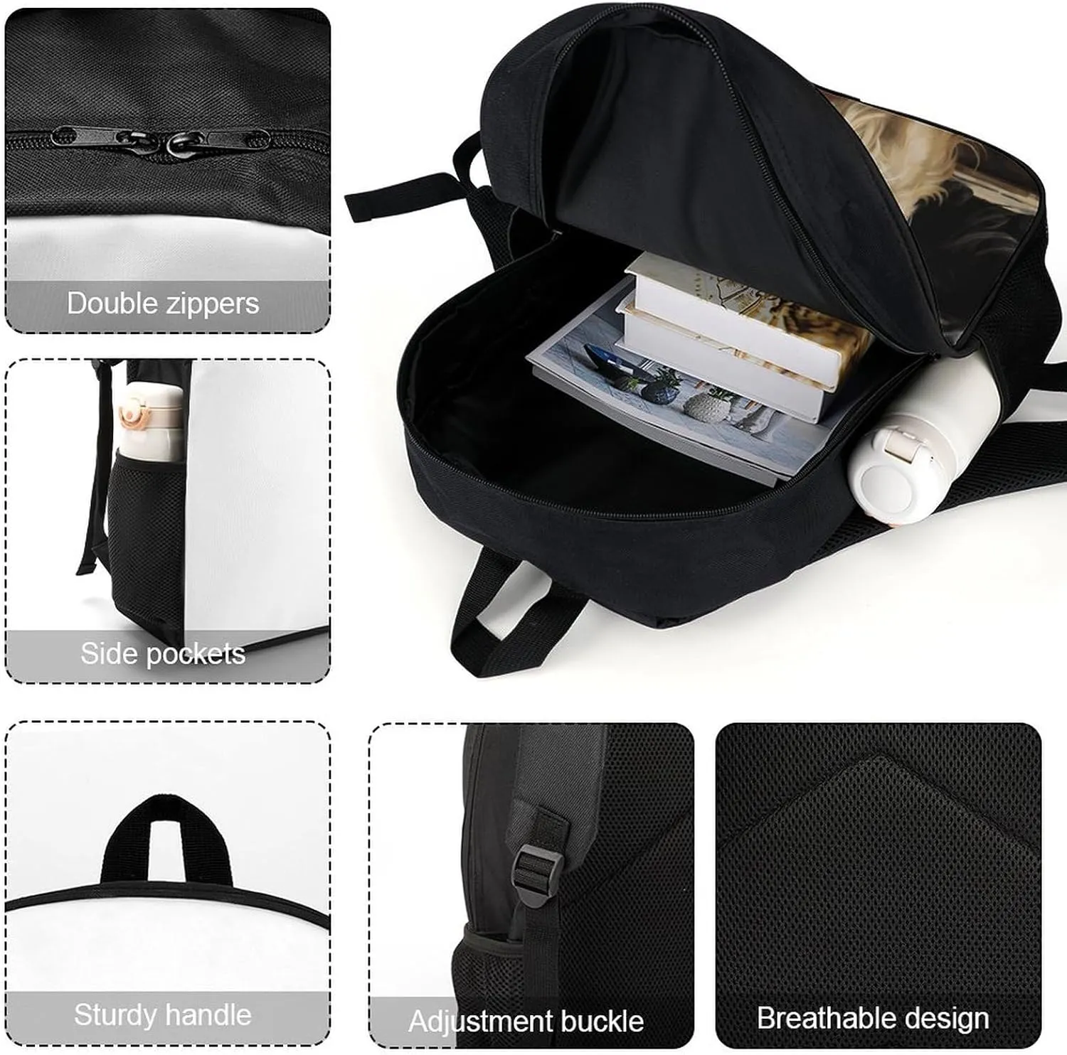 Laptop Backpack Casual Daypack Waterproof Cocker Spaniel Computer Bag Business Work Bag for Travel, 17inch