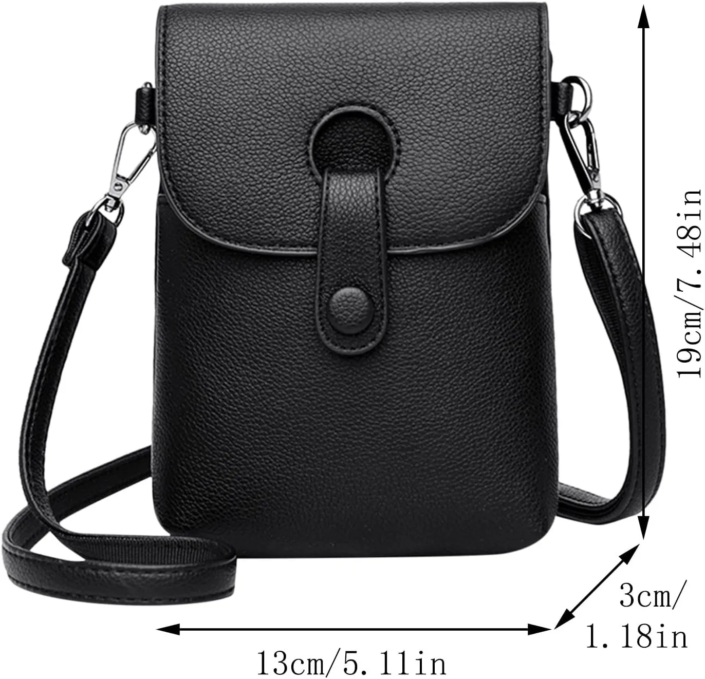 Leather Crossbody Bags for Women Cute Hobo Tote Handbags Mini Clutch Purses with Zipper Closure Gifts for Mom(Grey)