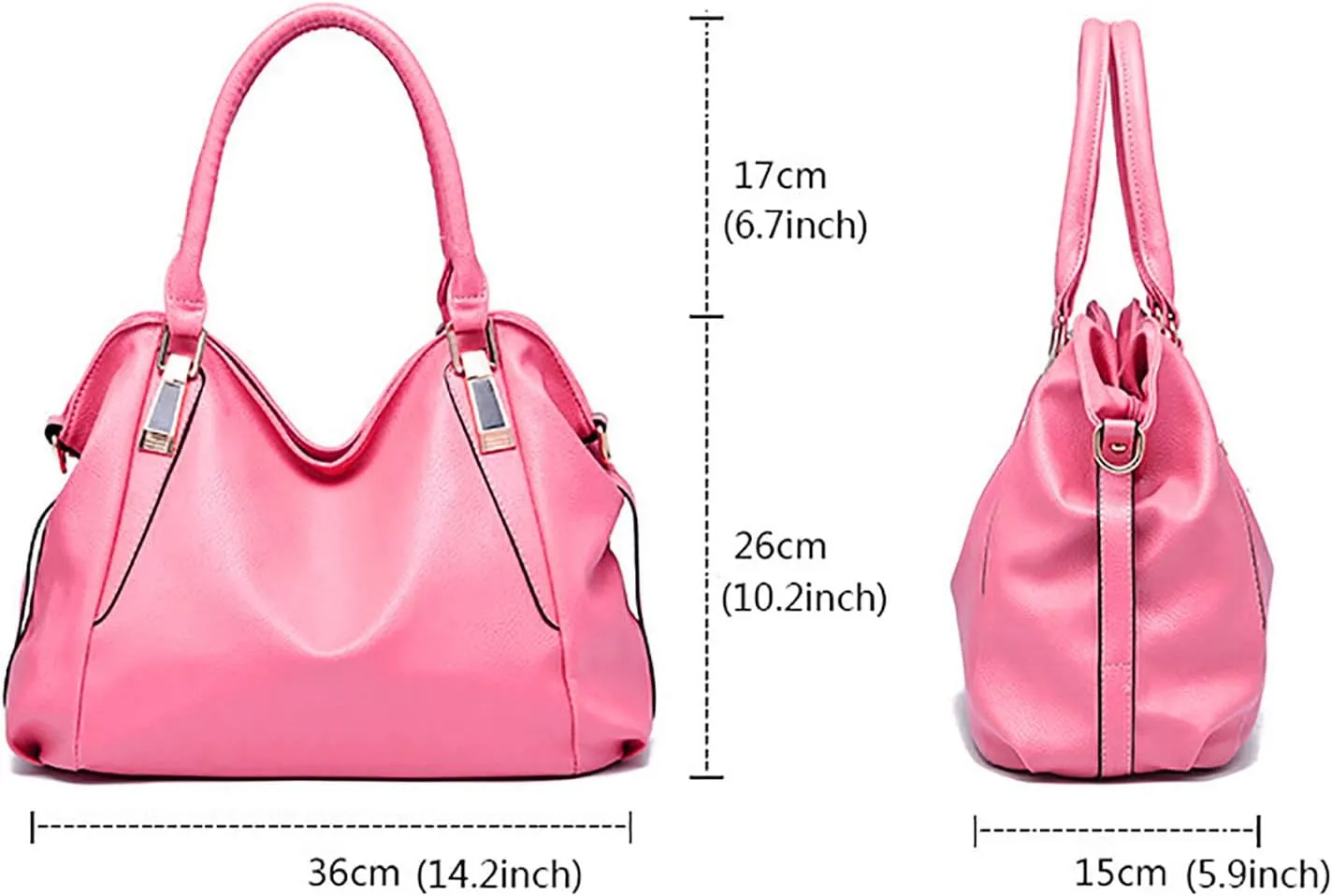 Leather Crossbody Bags for Women Shoulder Tote Bags Top Handle Satchel Bag Medium Size Purse for Women